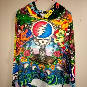 Colorful Grateful Dead long sleeve sweatshirt